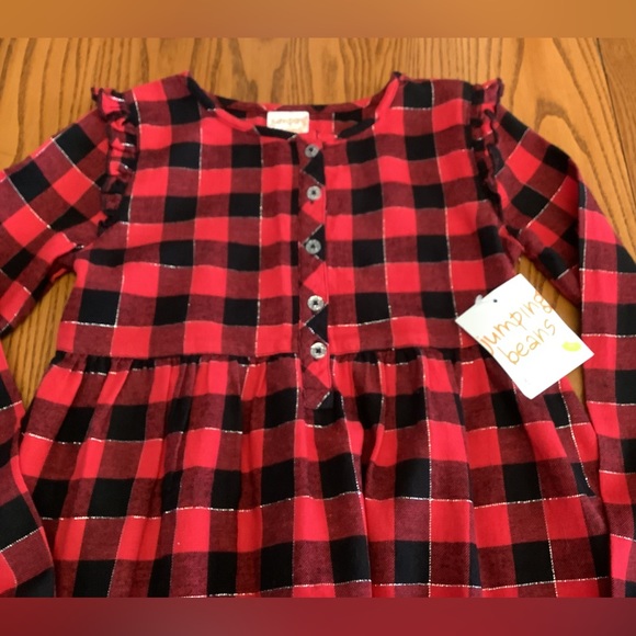 Girls Size 5 Jumping 
Beans Ruffle-long Sleeve
Dress - Picture 3 of 8
